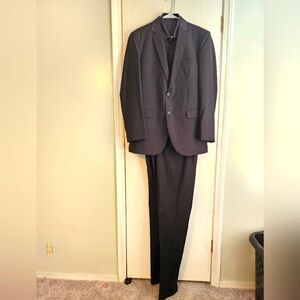 4 piece black suit